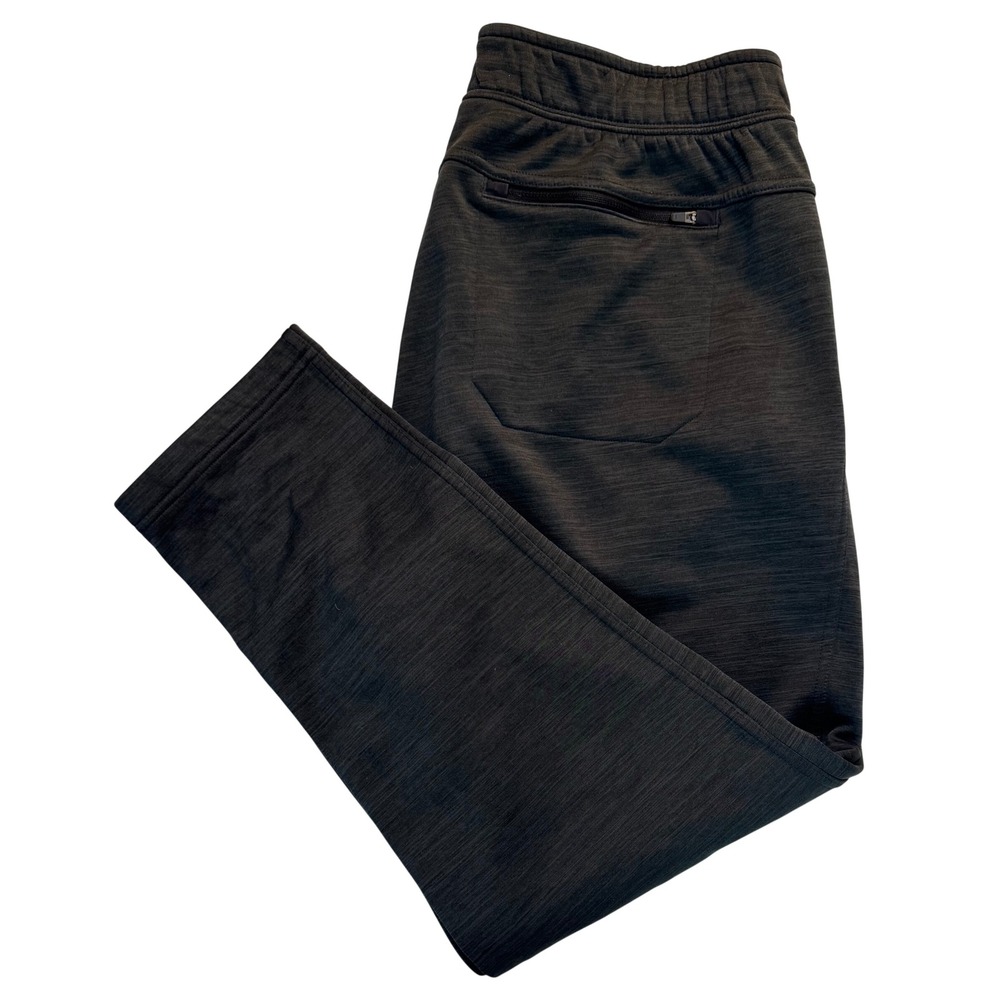 Duluth Trading Co Mens Standard Fit Jogger Pants Gray L x 30 Fleece Lined Snags